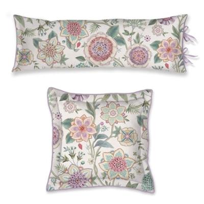 Pip Studio Pip Studio Viva Las Flores Square Cushion White 45x45 cm