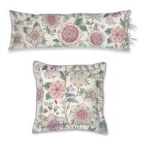 Pip Studio Pip Studio Viva Las Flores Square Cushion White 45x45 cm - thumbnail