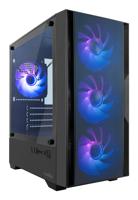 ATX Semi-toren BehuizingCoolBox COO-CHA-GM220B-0 Zwart - thumbnail