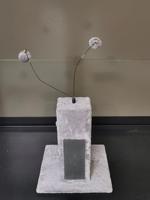 FLAMINGO kattenmeubel lara 35x35x68 cm grijs - thumbnail