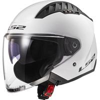 LS2 "of600 copter ii solid" jethelm helmet of600 copt. ii solid m white - thumbnail