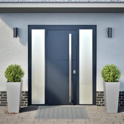 VidaXL Plantenbakken 2 st 35x35x75 cm gegalvaniseerd staal