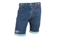 Jeanstrack Soho Jeans Fietsshorts - Rinse - thumbnail