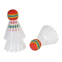 SportX mini badminton shuttles in koker, 3st. - thumbnail