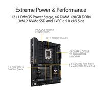 Asus TUF GAMING B760-PLUS WIFI D4 Moederbord Socket Intel LGA 1700 Vormfactor ATX Moederbord chipset Intel® B760 - thumbnail