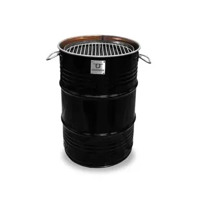 Olievat barbecue 60L - Premium - Incl. deksel, mand en grill