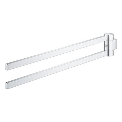 GROHE Selection Handdoekhouder - 40cm - dubbel - draaibaar - chroom 41063000