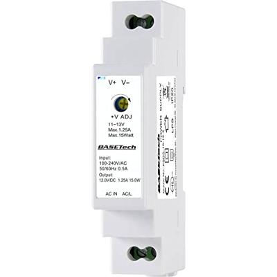 Basetech BT-2250247 DIN-rail netvoeding 12 V 1.25 A 15 W Aantal uitgangen:1 x Inhoud 1 stuk(s)