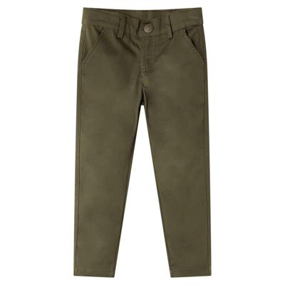 VidaXL Kinderbroek 116 kakikleurig