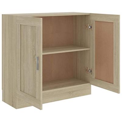 Boekenkast 82,5x30,5x80 cm bewerkt hout sonoma eikenkleurig