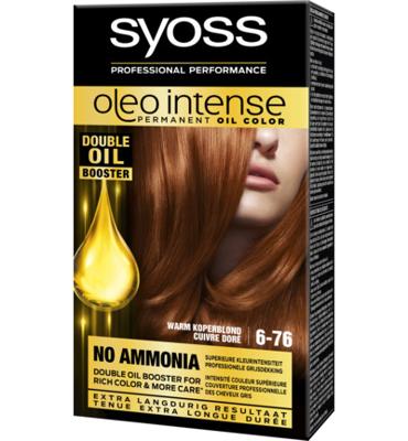 Syoss Oleo Intense 6-76 Warm Koperblond Syoss Oleo Intense 6-76 Warm Koperblond