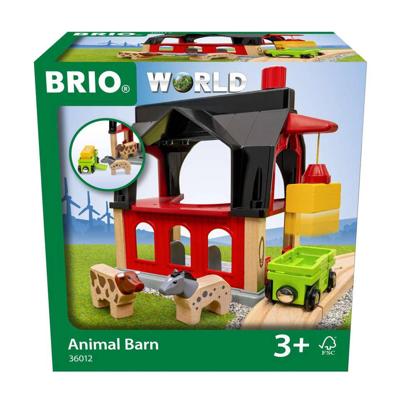 Animal Barn - Accessorio per circuito di treno in legno -7312350360127 - Brio World