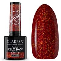 Claresa rainbow jello base coat cherry 5ml - thumbnail