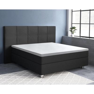 Primaviera Deluxe Topper Satijn Hoeslaken Wit 140 x 200