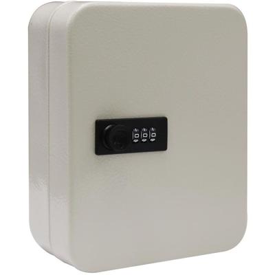 Sleutelkast met combinatieslot, voor 20 sleutels, wit
