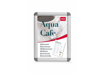 Kliklijst nobo essence a4 aluminium | 5 stuks Kliklijst nobo essence a4 aluminium | 5 stuks