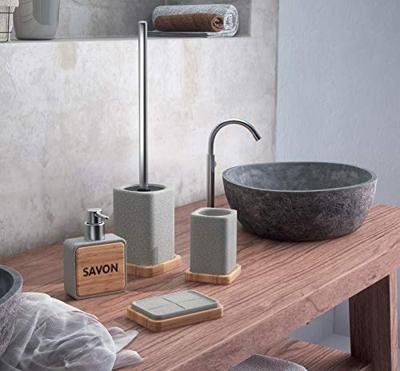 Zeepdispenser Sapho Nora Vrijstaand 200 ML Polyresin Grijs Sapho