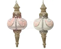 Kerstornament IJspegel Glitter Assorti 1st - thumbnail