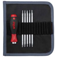Wiha 32298 Wisselklingset 6-delig Plat, Kruiskop Phillips, Kruiskop Pozidriv, Binnen-Torx Werkplaats - thumbnail