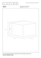 Lucide DEVI - Wandlamp - 1xG9 - Zwart - thumbnail