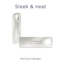 Integral Flash Drive USB 3.0 256GB Metaal/Zilver - thumbnail