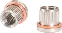 KS Tools 122.1303 Reservebus met koperring, verpakking van 10 stuks, IG M9x1,25 - thumbnail