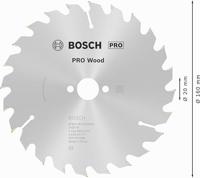 Bosch Accessories Optiline Wood 2608641171 Hardmetaal-cirkelzaagblad 160 x 20 x 1.8 mm Aantal tanden: 24 1 stuk(s) - thumbnail