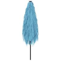 Parasol met stalen paal 248x248x248 cm blauw - thumbnail