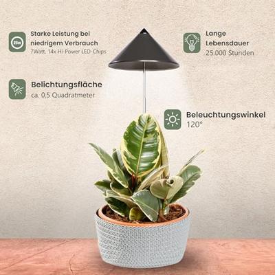 Venso LED-plantenlamp SUNLiTE LED vast ingebouwd 7 W Neutraalwit 1 stuk(s) Venso LED-plantenlamp SUNLiTE LED vast ingebouwd 7 W Neutraalwit 1 stuk(s)
