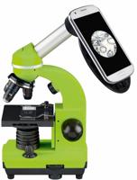 BIOLUX SEL studentenmicroscoop - BRESSER JUNIOR - vergroting 40x-1600x - experimenteerset - groen - thumbnail