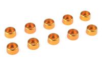 Aluminium Washer voor M3 Socket Head Screws (BD: 8mm) - Goud- 10st - thumbnail