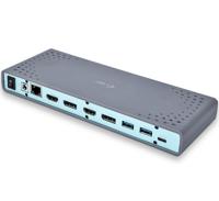 i-tec I-TEC USB 3.0/USB-C 5K Dualdock USB-C dockingstation - thumbnail