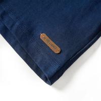 Kindershirt met lange mouwen terreinwagenprint 92 marineblauw - thumbnail