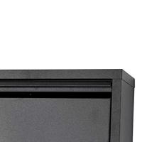 Schoenenkast Bobbie 1 lade zwart (4 paar schoenen) - thumbnail