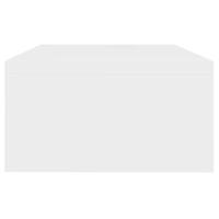 Monitorstandaard 42x24x13 cm spaanplaat wit - thumbnail