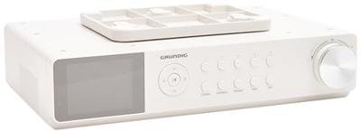 Grundig GKR1020 DKR 2000 BT DAB + CD keukenradio met Bluetooth, DAB + ontvangst en cd-speler, wit