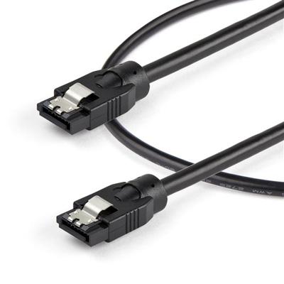 .com 0.3 m Round SATA Cable - Latching Connectors - 6Gbs SATA Cable - SATA-kabel - Serial ATA 150/300/600 - SATA (R) met grendel naar SATA (R) met grendel - 30 cm .com 0.3 m Round SATA Cable - Latching Connectors - 6Gbs SATA Cable - SATA-kabel - Serial ATA 150/300/600 - SATA (R) met grendel naar SATA (R) met grendel - 30 cm