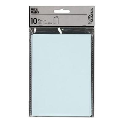Creativ Company Kaarten lichtblauw 10,5x15cm, 10st.