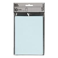 Creativ Company Kaarten lichtblauw 10,5x15cm, 10st. - thumbnail