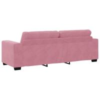 | Bankstel | 2 pcs Roze 221 x 78 x 80 cm Fluweel - thumbnail