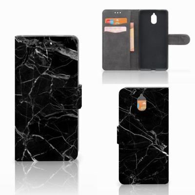 Nokia 3.1 (2018) | Bookcase | Marmer Zwart - Origineel Cadeau Vader | Portemonnee hoesje