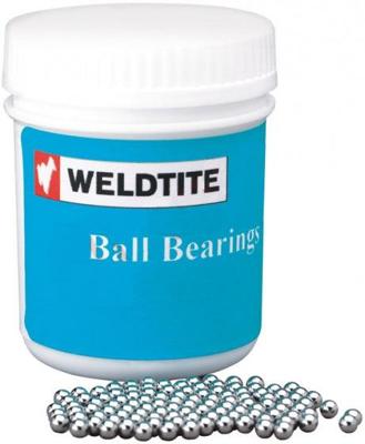 Weldtite Kogels 1000 stuks 1/8 inch staal zilver