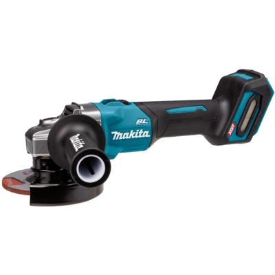 Makita GA008GM201 40 V Max Haakse slijper 125 mm 4,0 Ah accu (2 st), lader, Mbox