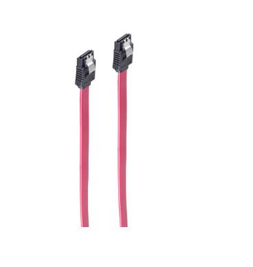 shiverpeaks® - Basic S-SATA-aansluitkabel, stekker op stekker, met metalen bevestiging 1,00 m