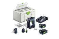 Festool CXS 12 2,5-Set Accu Schroefboormachine 12V 2.5Ah in Systainer - 576865 - thumbnail