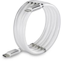Renkforce TO-6886782 USB-kabel USB 2.0 USB-C stekker, Apple Lightning stekker 2.00 m Wit - thumbnail