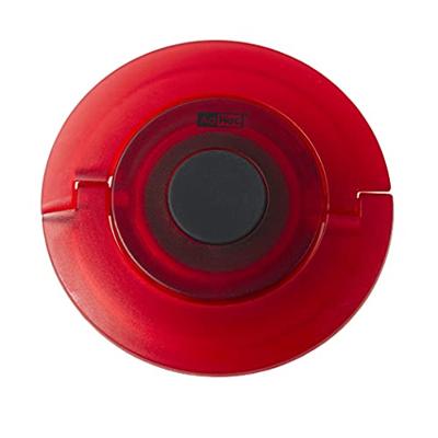 Adhoc champagnestop Gusto 8,2 x 1,7 cm siliconen rood Adhoc champagnestop Gusto 8,2 x 1,7 cm siliconen rood
