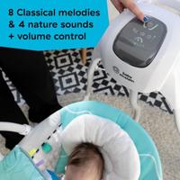 BABY EINSTEIN Ocean Explorers schommel, licht en compact, 180° draaibare stoel, inclusief speelgoed, Curious Comfort-model - thumbnail