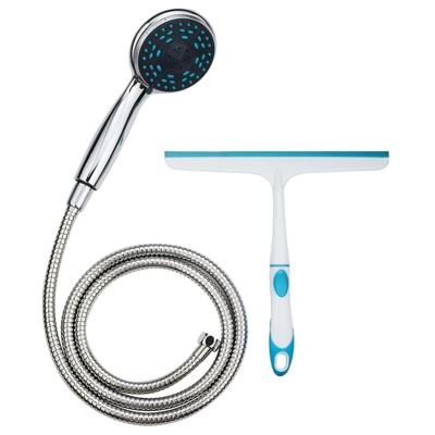 Handdoucheset Schutte 5 Functies met Douchewisser 150 cm Doucheslang Chroom Schütte Handdoucheset Schutte 5 Functies met Douchewisser 150 cm Doucheslang Chroom Schütte