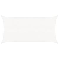 VidaXL Zonnezeil 160 g/m² 2,5x4,5 m hdpe wit - thumbnail